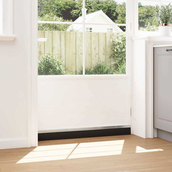 vidaXL Skruv-&aacute; hur&eth;arbjalla&thorn;&eacute;ttingar 6 pcs Silfur 100 cm &Aacute;lblenda