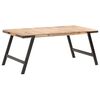 vidaXL Bor&eth;stofubor&eth; 180x90x76 cm Gegnheill Mang&oacute;vi&eth;ur