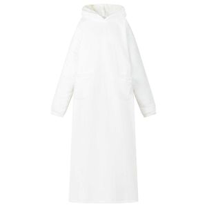 vidaXL Teppishettupeysa Hv&iacute;tt L Fl&iacute;s og flanell