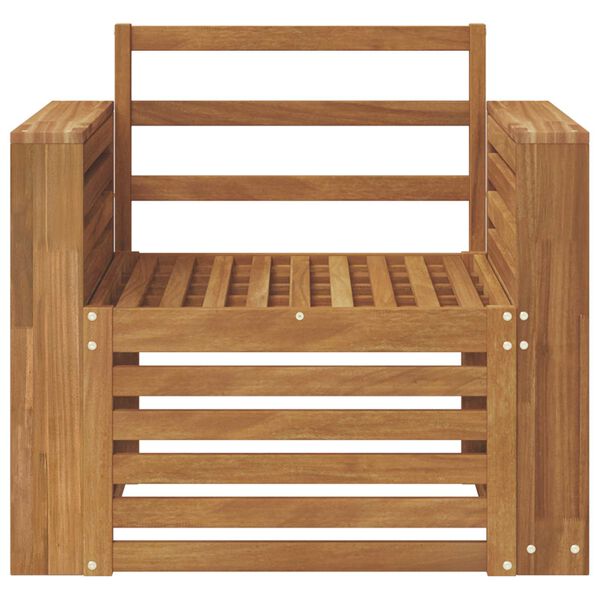 vidaXL &Uacute;ti s&oacute;fasett N&aacute;tt&uacute;rulegur 79 x 63 x 73 cm Hrein akas&iacute;utr&eacute;