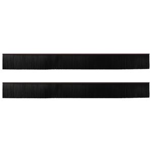 vidaXL Sj&aacute;lfklemmdu hur&eth;arbrosseglin 2 pcs Br&uacute;nn 100 cm &Aacute;lblenda