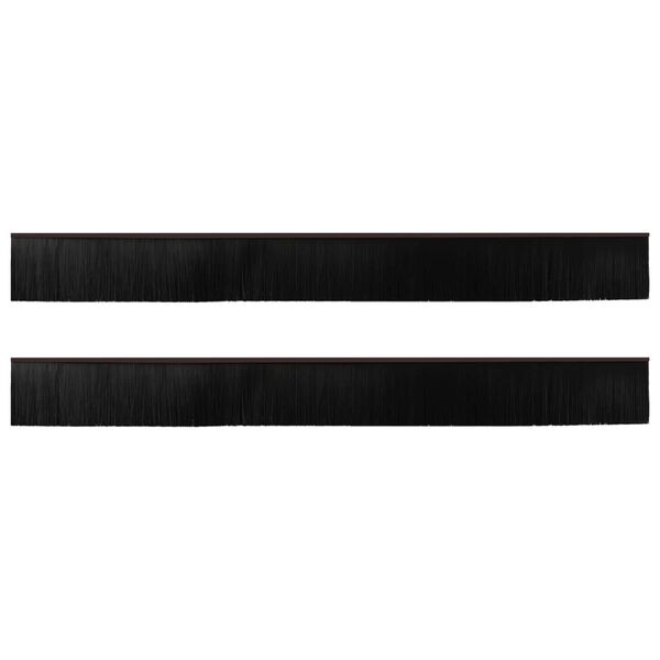 vidaXL Sj&aacute;lfklemmdu hur&eth;arbrosseglin 2 pcs Br&uacute;nn 100 cm &Aacute;lblenda