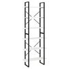 vidaXL H&aacute;r sk&aacute;pur Hv&iacute;tur 80x30x210 cm Gegnheil Fura