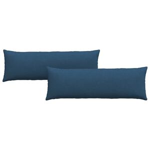 vidaXL S&oacute;fap&uacute;&eth;ar 2 pcs Bl&aacute;r 120 x 40 cm d&uacute;kur