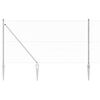vidaXL Gir&eth;ingarp&oacute;stur Silfur 25 x 1 m (36 mm net) St&aacute;l