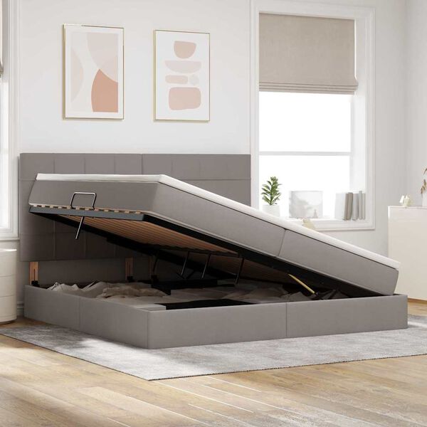 vidaXL R&uacute;m me&eth; geymslur&yacute;mi og d&yacute;nu M&oacute;gr&aacute;r 200 x 200 cm P&oacute;l&yacute;ester