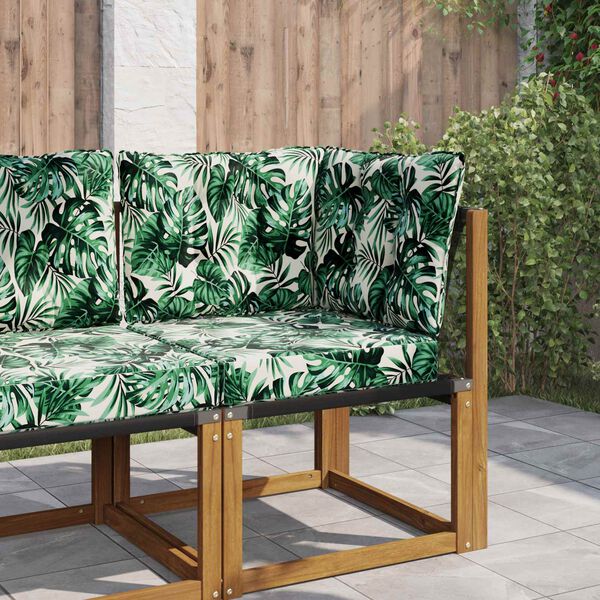 vidaXL Utandyriss&oacute;fap&uacute;&eth;i 3 pcs Bladmyll P&oacute;l&yacute;ester