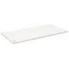 vidaXL Bor&eth;plata Hv&iacute;t 100x50x2,5 cm Gegnheil Fura