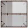 vidaXL &Uacute;tibarbor&eth; Br&uacute;nt 70x70x110 cm P&oacute;l&yacute;rattan