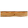 vidaXL Bor&eth;plata me&eth; N&aacute;tt&uacute;rulegum Br&uacute;num 140x30x2,5 cm Mang&oacute;vi&eth;ur