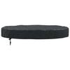 vidaXL Utandyra bor&eth;hett Svartur 82 x 82 x 10 cm 420D Oxford efni