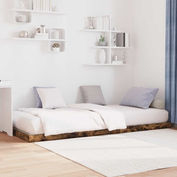 vidaXL G&oacute;lfseng Rau&eth;-eik 90 x 200 cm Samsettur vi&eth;ur