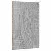 vidaXL Skreyting spjöld 12 pcs Grá sonoma áferð 40 x 60 x 0.3 cm