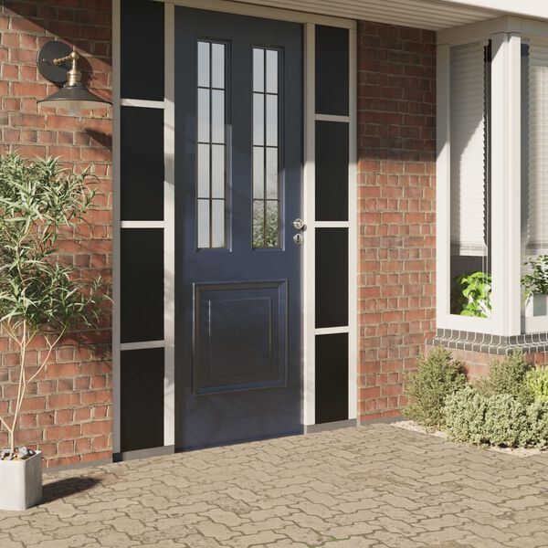 vidaXL Gluggafilma Sv&ouml;rt Hr&iacute;mu&eth; 90x1000 cm PVC