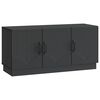 vidaXL Sj&oacute;nvarpssk&aacute;pur Svartur 99 x 34,5 x 47 cm Samsettur vi&eth;ur