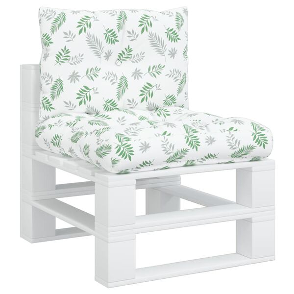 vidaXL Sessur fyrir Brettas&oacute;fa 2 stk. Laufamynstur Oxfordefni