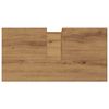 vidaXL Ba&eth;herbergissk&aacute;pur Eik 65x33x60 cm Samsettur Vi&eth;ur