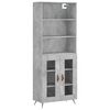 vidaXL H&aacute;r Sk&aacute;pur Steypugr&aacute;r 69,5x34x180 cm Samsettur Vi&eth;ur