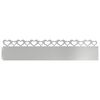 vidaXL Grasskantur 10 pcs Silfur 103 x 0,05 x 22 cm Galvaniserad st&aacute;l