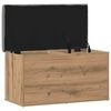 vidaXL geymslubekkur &uacute;r eik 82x42x45 cm &uacute;r verkfr&aelig;&eth;ilegu tr&eacute;