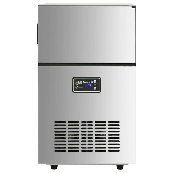 vidaXL ísbitavél Silfur 45 kg / 24 klst