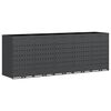 vidaXL R&uacute;llusk&aacute;pur fyrir 5 ruslatunnur Antras&iacute;t 340 x 77,5 x 121,5 cm