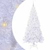 vidaXL Gervi j&oacute;latr&eacute; me&eth; 300 LED me&eth; standi Hv&iacute;tt 210 cm PVC og St&aacute;l