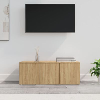801862 vidaXL TV Cabinet Sonoma Oak 80x34x30 cm Chipboard