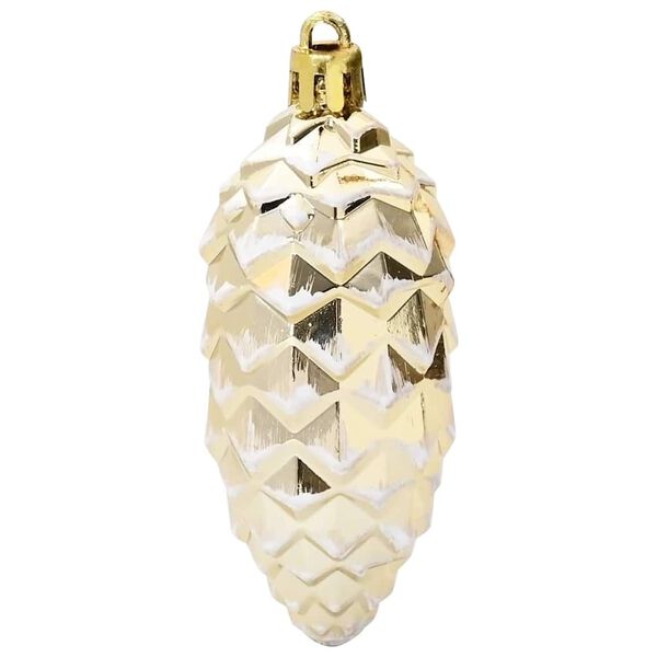 vidaXL Jóla Furu Kónabolli 40 pcs gold