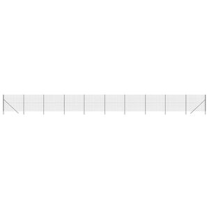 vidaXL V&iacute;rnetsgir&eth;ing Reykgr&aacute; 2,2x25 m Sinkh&uacute;&eth;a&eth; St&aacute;l