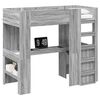 vidaXL Koju-grind me&eth; skrifbor&eth;i me&eth; geymslu Gr&aacute;r Sonoma 90 x 190 cm