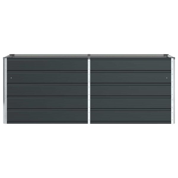 vidaXL Pl&ouml;ntuker Antras&iacute;t 480 x 50 x 45 cm Galvaniserad st&aacute;l