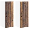 vidaXL Eldh&uacute;s sk&aacute;pur Lucca 2 pcs Gamall vi&eth;ur 30 x 31 x 80 cm