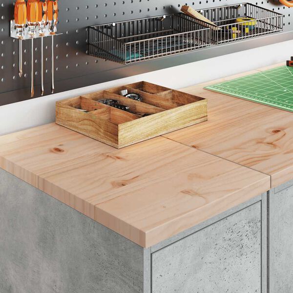 vidaXL Bílskúrsskápar 2 stk. Steypugráir Samsettur Viður