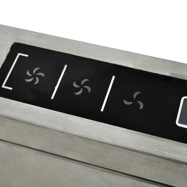 vidaXL Uppsettur eyjuh&aacute;fur me&eth; LCD Skj&aacute;