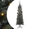 vidaXL Gervi j&oacute;latr&eacute; me&eth; 150 LED Gr&aelig;nn 150 cm PVC, plast og st&aacute;l