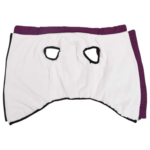 vidaXL Hundak&aacute;pa Fj&oacute;lubl&aacute;r L48 Fl&iacute;s og p&oacute;l&yacute;ester