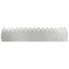 vidaXL Grasskantur 30 pcs Silfur 103 x 0,05 x 22 cm Galvaniserad st&aacute;l