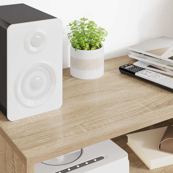 vidaXL Sj&oacute;nvarpssk&aacute;pur Sonoma Eik 60 x 35 x 40 cm Samsettur vi&eth;ur