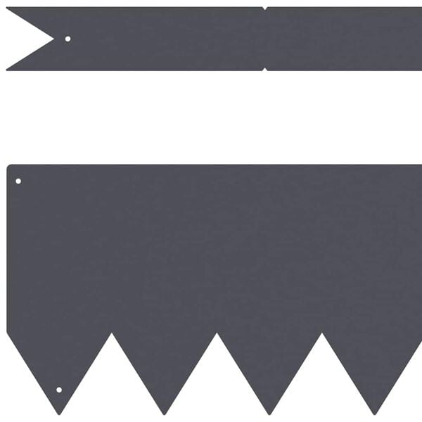 vidaXL Gar&eth;ja&eth;ar 30 pcs Antras&iacute;t 100 x 0.05 x 20 cm