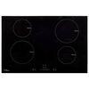 vidaXL Spanhellubor&eth; me&eth; 4 Brennurum Snertist&yacute;ring Gler 77 cm 7000 W