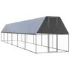 vidaXL &Uacute;ti H&aelig;nsnab&uacute;r 2x12x2 m S&iacute;nkh&uacute;&eth;a&eth; st&aacute;l