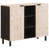 vidaXL Vi&eth;beinteyfla Hv&iacute;ta &thorn;vott &aacute;fer&eth; 90 x 33 x 75 cm Hart mang&oacute;tr&eacute;