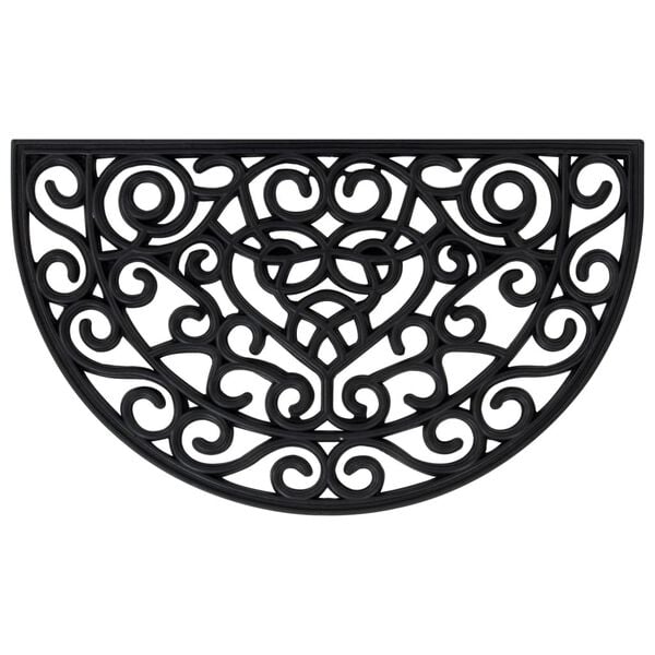 vidaXL Dyramotta H&aacute;lfhringlaga 45x75 cm G&uacute;mm&iacute;