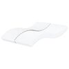 vidaXL Svampd&yacute;na Hv&iacute;t 200x220 cm St&iacute;fleiki H2 H3