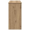vidaXL Lyklastand Artisan Eik 100 x 32 x 64 cm Samsettur vi&eth;ur