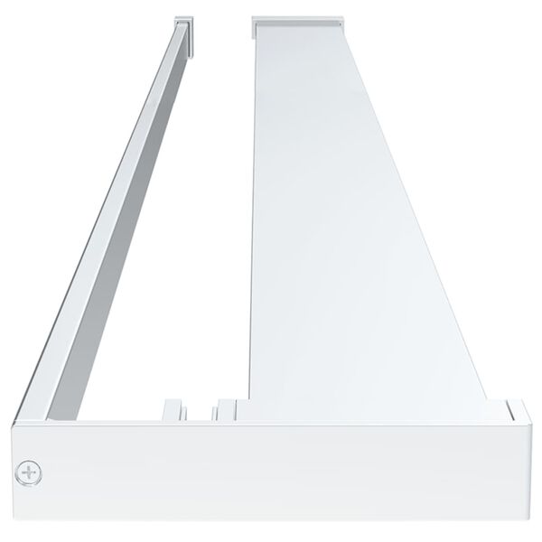 vidaXL Sturtuhilla fyrir Sturtuvegg 115 cm Kr&oacute;ma&eth; &Aacute;l