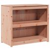 vidaXL Eldh&uacute;s sk&aacute;pur MEPPEL Br&uacute;nn eik 106 x 55 x 92 cm Solid furuhikk