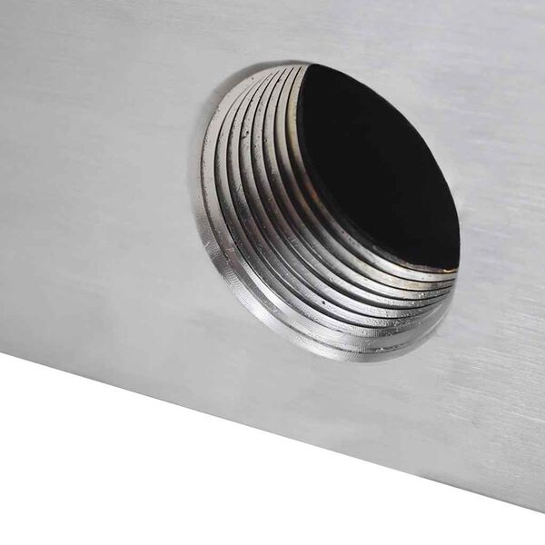 R&eacute;tthyrndur Foss fyrir sundlaug Ry&eth;fr&iacute;tt St&aacute;l 45 cm