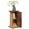 vidaXL Skjástandur með Geymslu Viðarlitur 31x30x60 cm Samsettur Viður